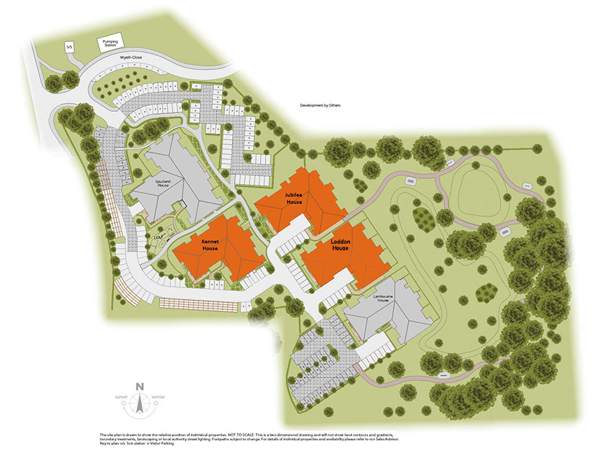Huntercombe Park Site Plan