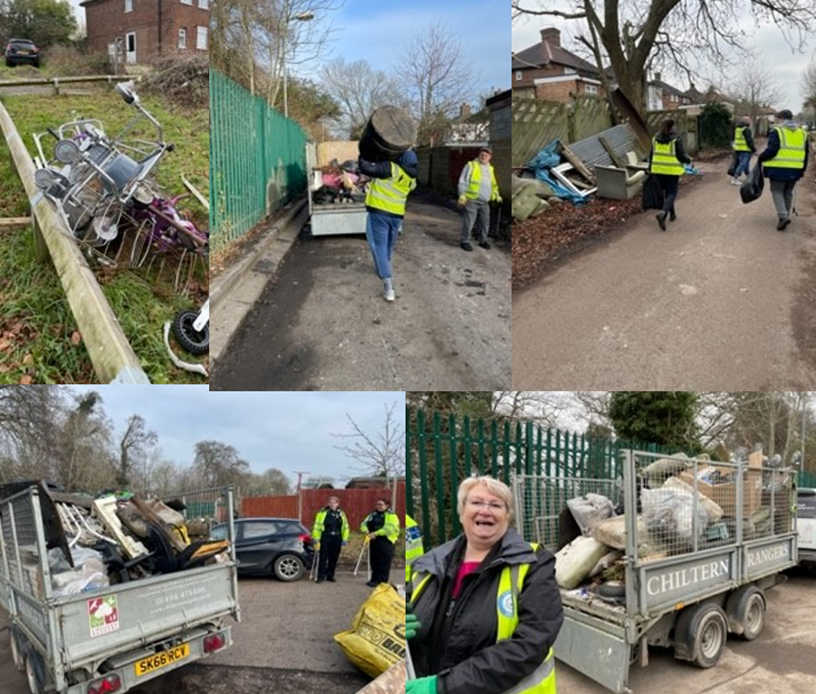 Spearing Road Litter Pick Collage