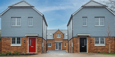 Red Kite homes on Chiltern Avenue, High Wycombe
