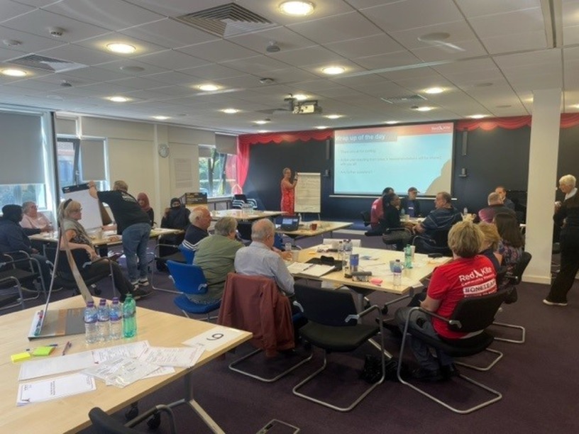 Tenants and staff at the damp, mould and condensation bootcamp