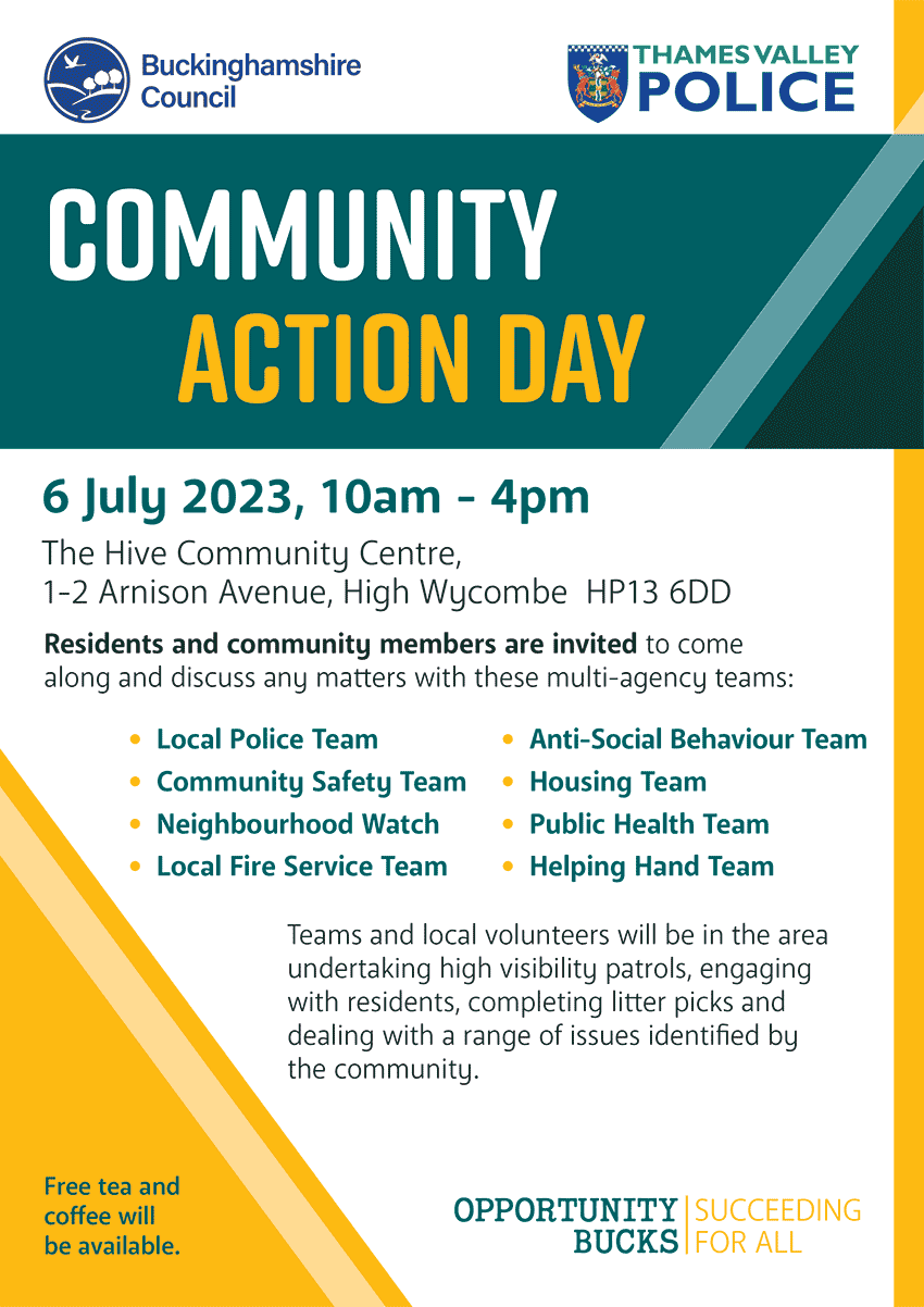 2023 07 06 Multi Agency Action Day Poster