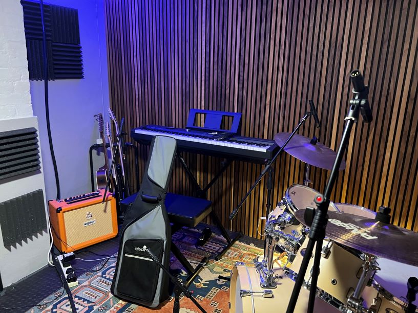 Picture of TAP Creative sound studio after renovation work
