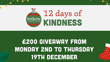 12 Days Of Kindness - £200 giveaway from Monday 2nd to Thursday 19th December