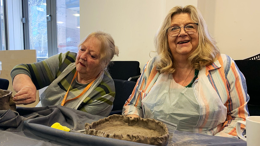 2025 04 22 Volunteer Coffee Morning Pottery Class 2