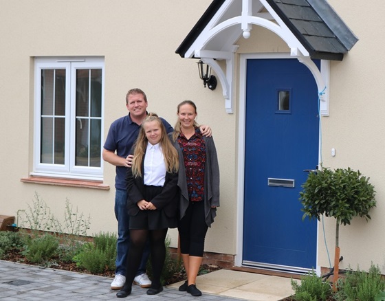 Thame Road shared ownership family