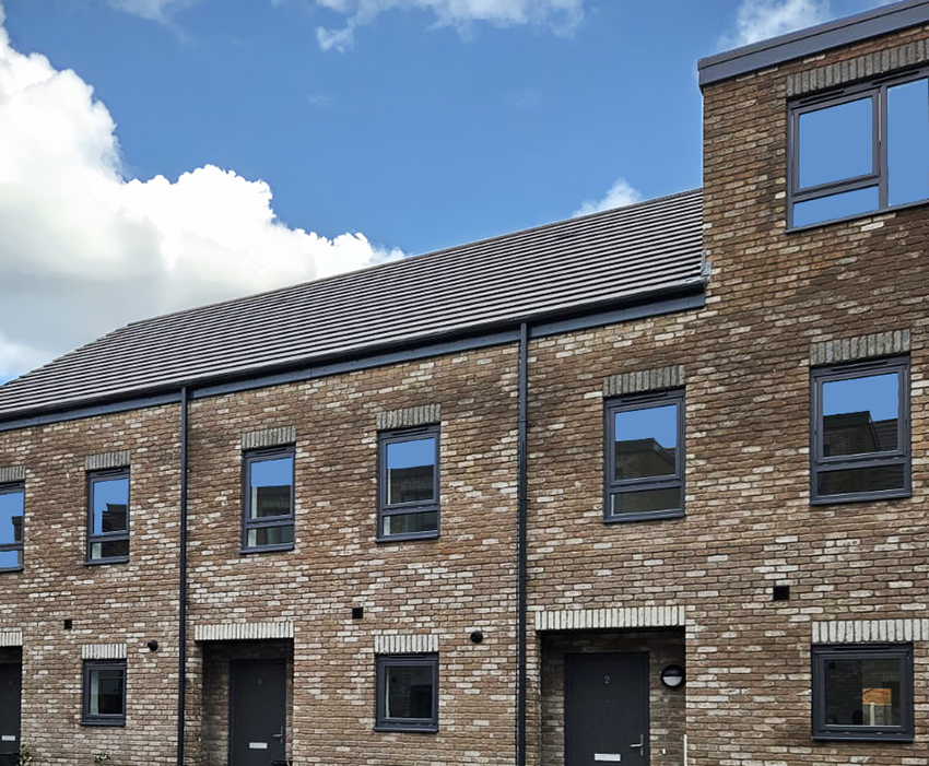 One of the blocks of homes on Tyzack Road