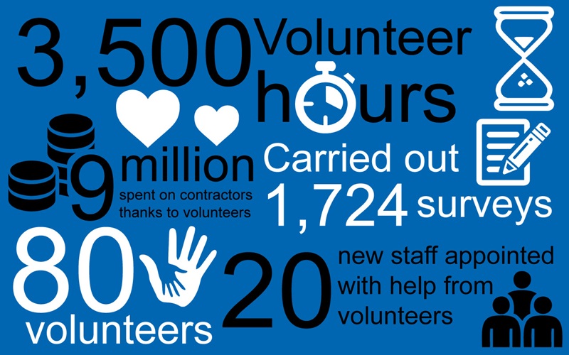 Volunteer infographic