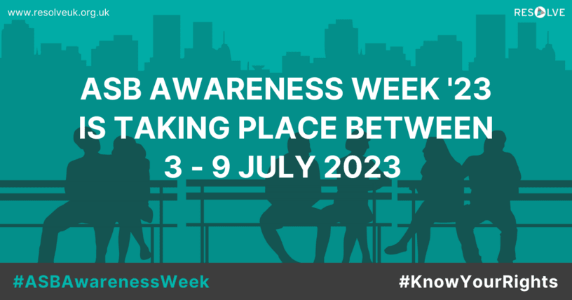 ASB Awareness Week is taking place between 3rd - 9th July 2023