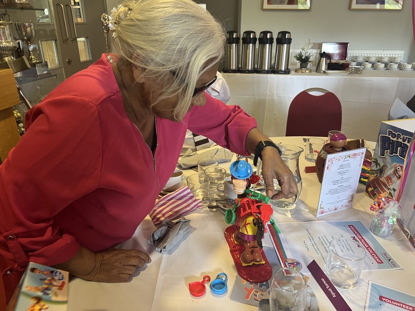 Tenant Volunteer, Sylvia, Playing Buckaroo