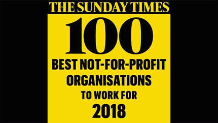 Sunday Times Top 100 Not For Profit Organisations 2018