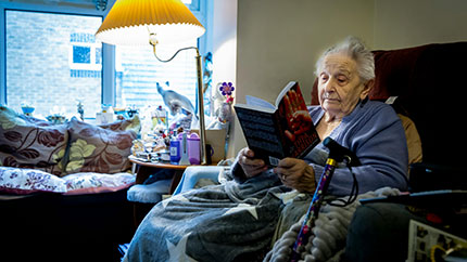 2025 02 24 Older Woman Reading Winter Fuel Project