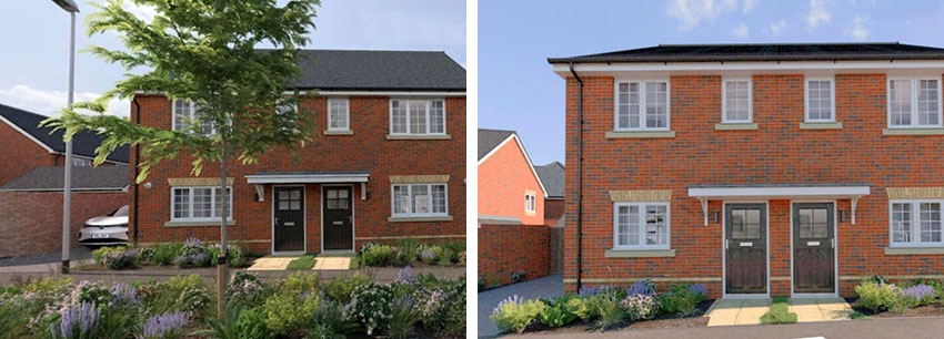 (L-R) The Meadows, Thame; 11 Lawrence Way, Thame