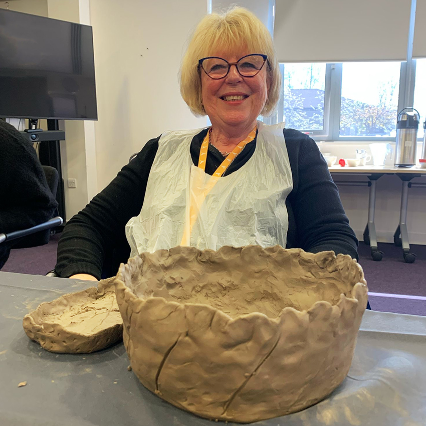 2025 04 22 Volunteer Coffee Morning Pottery Class 1