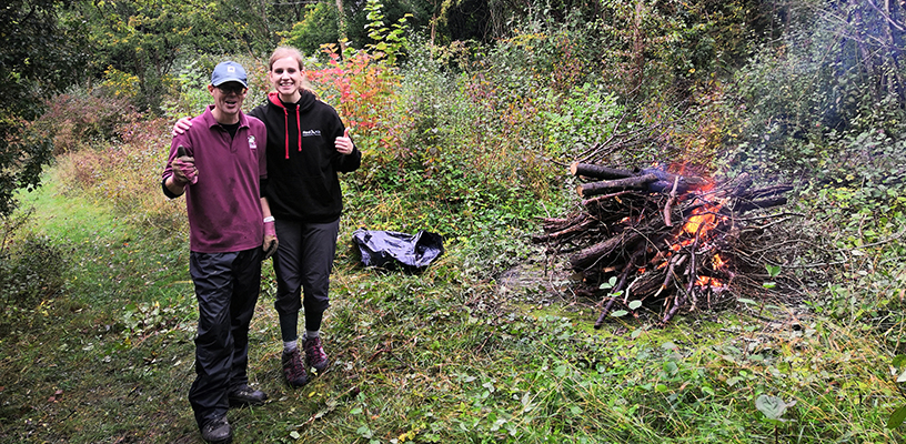 Volunteering with the Chiltern Rangers fire