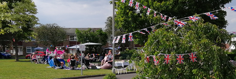 A Jubilee party on Red Kite land