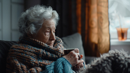 Elderly Women In Blanket (1)