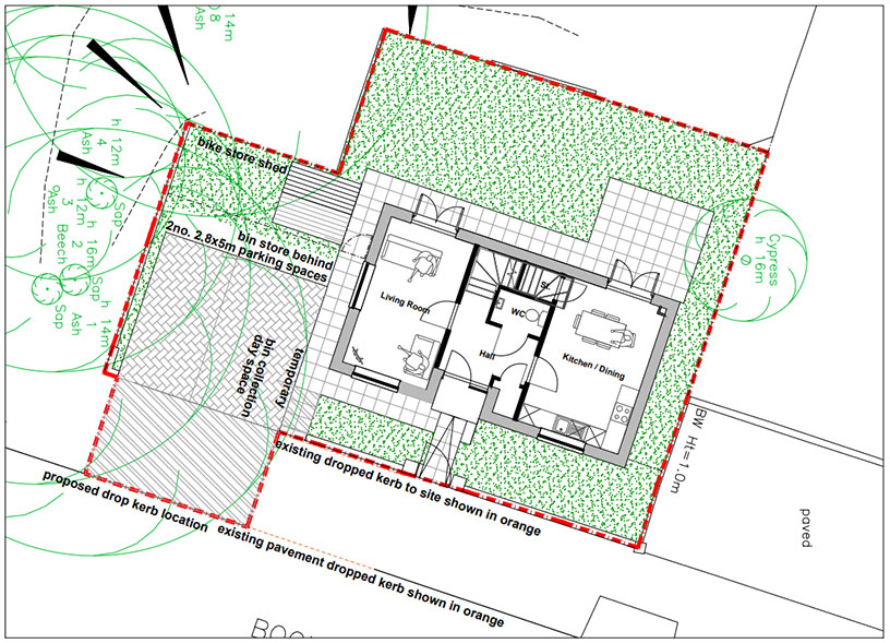Bookerhill Road Proposed Site Plan