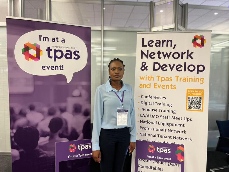 Picture of Candida at tpas conference.
