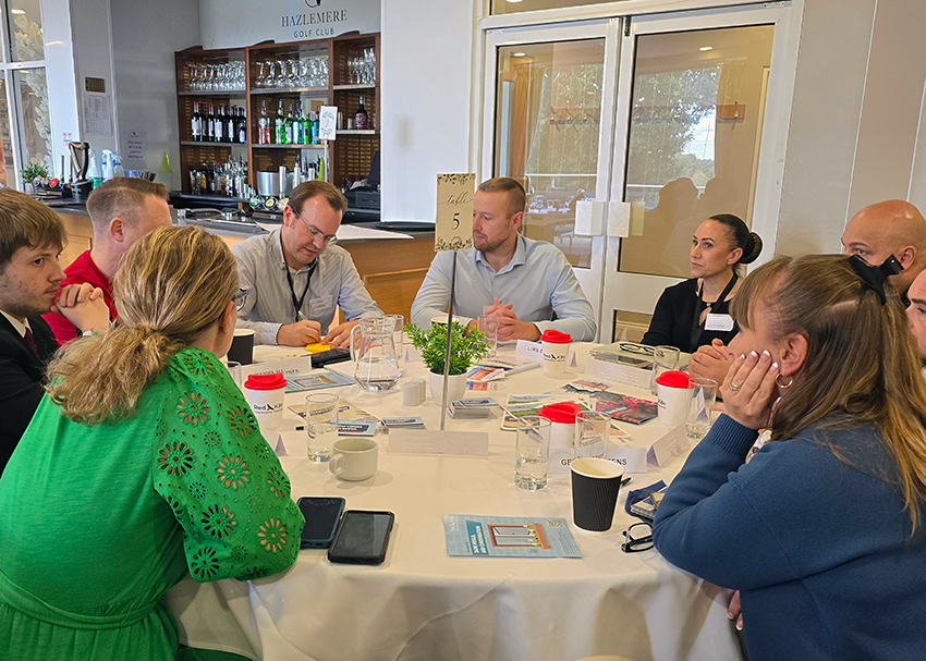 Attendees at Red Kite's first Contractor Partnership Day in discussion at one of the tables